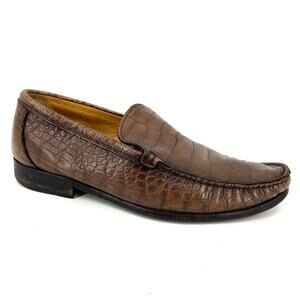 Allen Edmonds Brown Leather Loafers‎ Brindisi (10EEE)